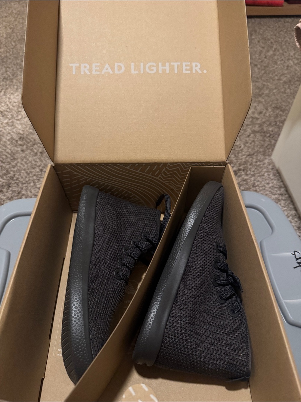 NIB Allbirds Tree Topper Charcoal WSZ 8 EU 38